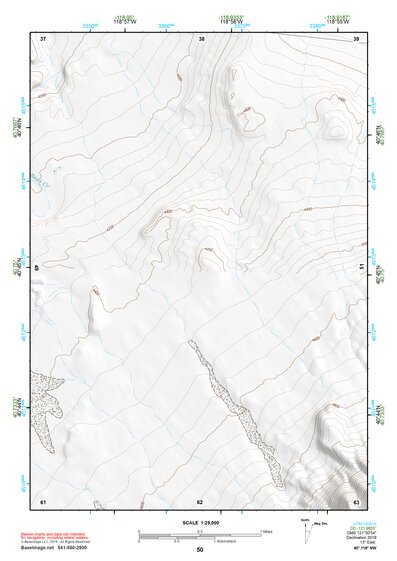 40118NW Page 50 Eugene Mountains Topo Preview 1