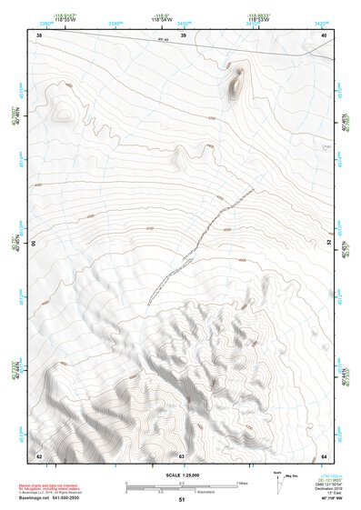 40118NW Page 51 Eugene Mountains Topo Preview 1