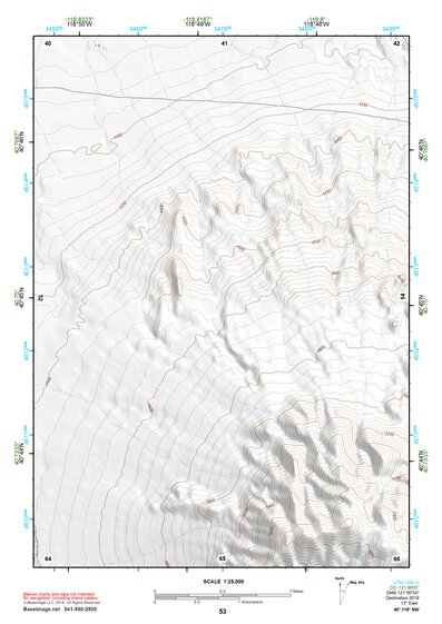 40118NW Page 53 Eugene Mountains Topo Preview 1