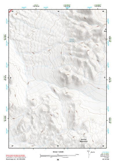 40118NW Page 56 Eugene Mountains Topo Preview 1