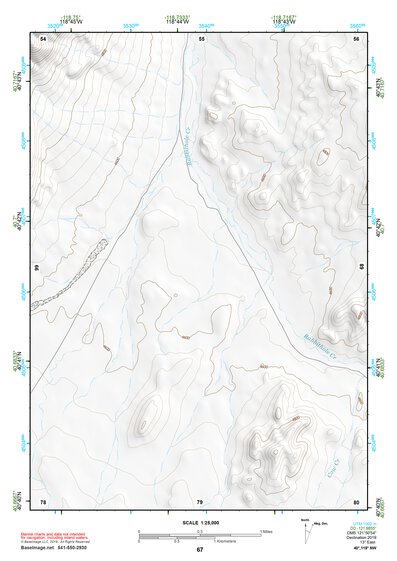40118NW Page 67 Eugene Mountains Topo Preview 1