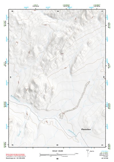 40118NW Page 68 Eugene Mountains Topo Preview 1