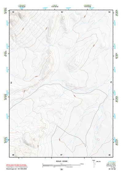 40118NW Page 75 Eugene Mountains Topo Preview 1