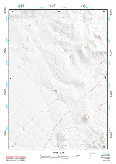 40118NW Page 77 Eugene Mountains Topo Preview 1