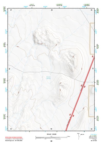 40118NW Page 80 Eugene Mountains Topo Preview 1