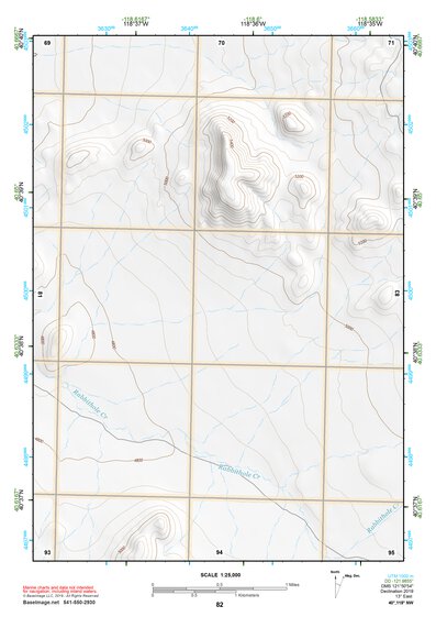 40118NW Page 82 Eugene Mountains Topo Preview 1