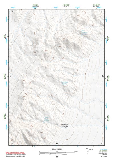 40118NW Page 86 Eugene Mountains Topo Preview 1