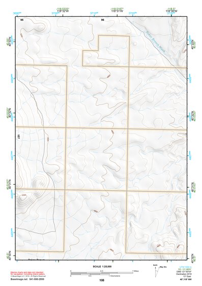 40118NW Page 108 Eugene Mountains Topo Preview 1