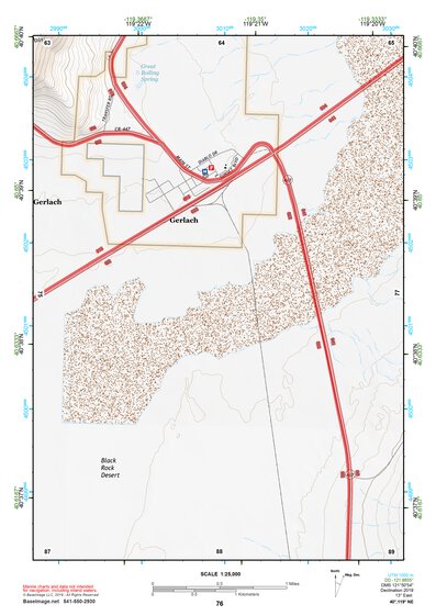 40119NE Page 76 Gerlach Topo Preview 1