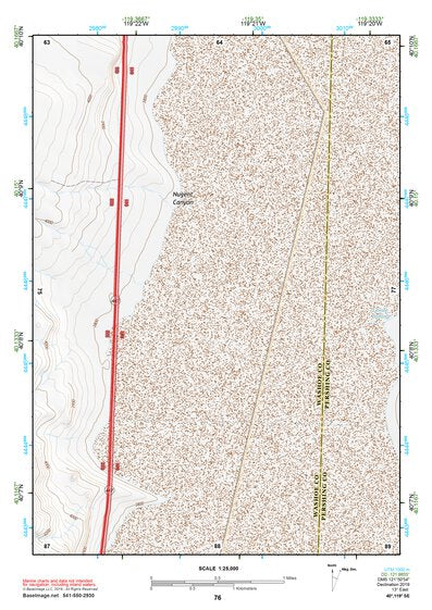 40119SE Page 76 Kumiva Peak Topo Preview 1