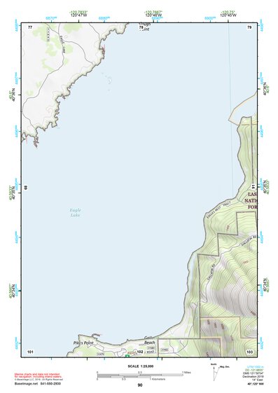 40120NW Page 90 Eagle Lake Topo Preview 1