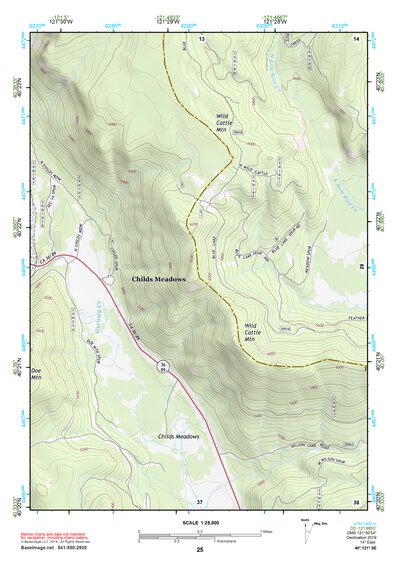 40121SE Page 25 Lake Almanor Topo Preview 1