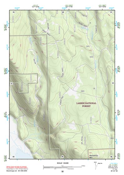 40121SE Page 32 Lake Almanor Topo Preview 1