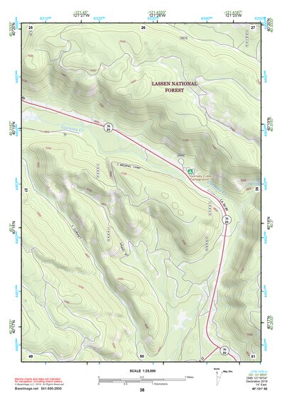 40121SE Page 38 Lake Almanor Topo Preview 1