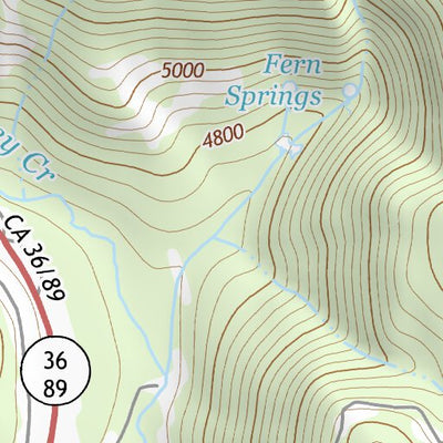 40121SE Page 39 Lake Almanor Topo Preview 3