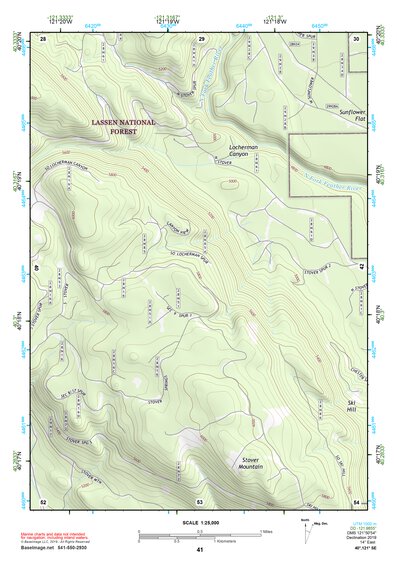 40121SE Page 41 Lake Almanor Topo Preview 1
