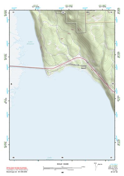40121SE Page 44 Lake Almanor Topo Preview 1