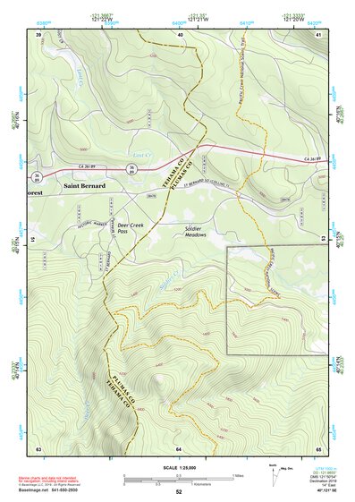 40121SE Page 52 Lake Almanor Topo Preview 1