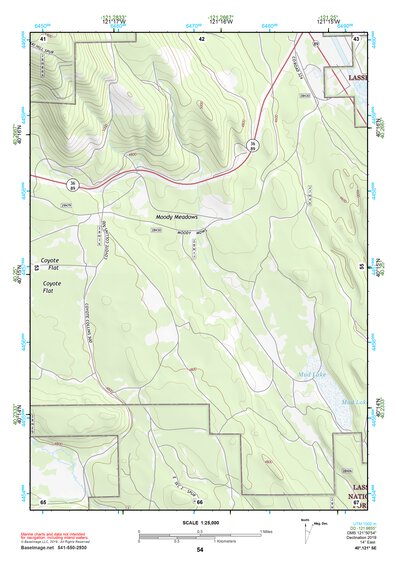 40121SE Page 54 Lake Almanor Topo Preview 1