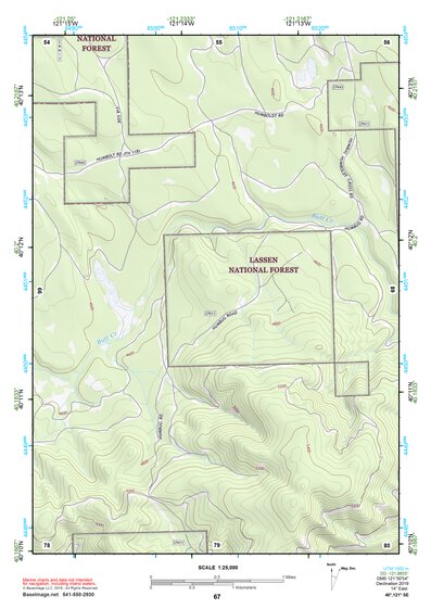 40121SE Page 67 Lake Almanor Topo Preview 1
