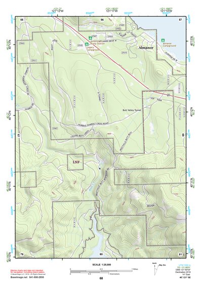 40121SE Page 68 Lake Almanor Topo Preview 1