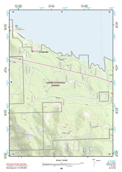40121SE Page 69 Lake Almanor Topo Preview 1