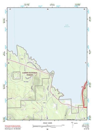 40121SE Page 70 Lake Almanor Topo Preview 1