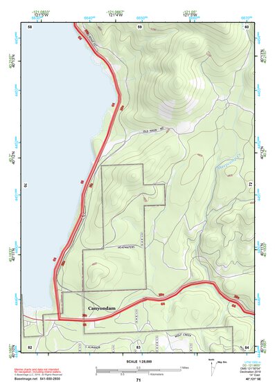 40121SE Page 71 Lake Almanor Topo Preview 1