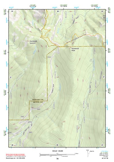 40121SE Page 74 Lake Almanor Topo Preview 1