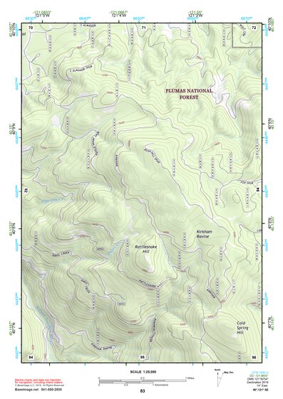 40121SE Page 83 Lake Almanor Topo Preview 1