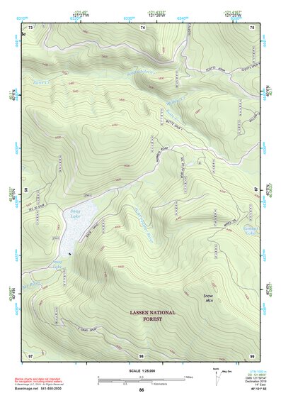 40121SE Page 86 Lake Almanor Topo Preview 1