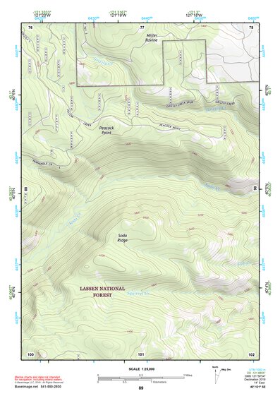 40121SE Page 89 Lake Almanor Topo Preview 1