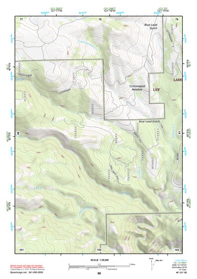 40121SE Page 90 Lake Almanor Topo Preview 1