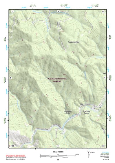 40121SE Page 92 Lake Almanor Topo Preview 1