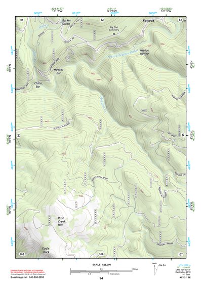 40121SE Page 94 Lake Almanor Topo Preview 1