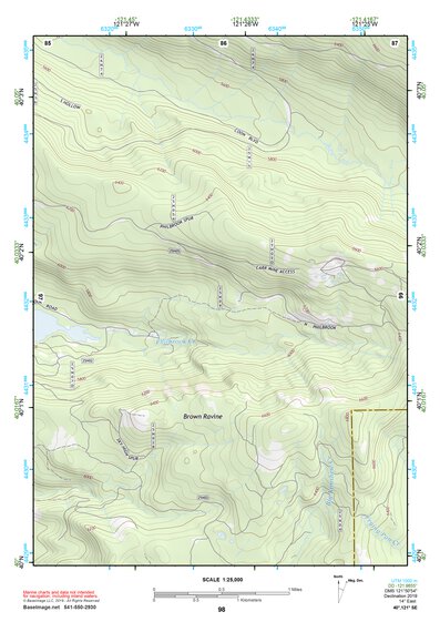 40121SE Page 98 Lake Almanor Topo Preview 1