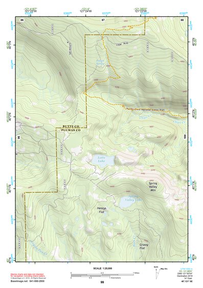40121SE Page 99 Lake Almanor Topo Preview 1