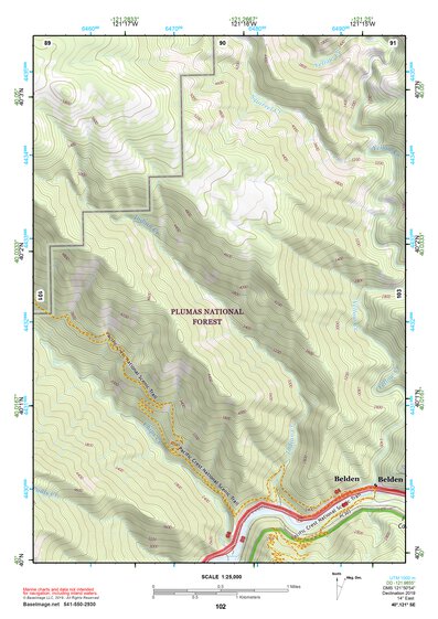40121SE Page 102 Lake Almanor Topo Preview 1