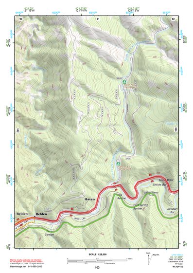 40121SE Page 103 Lake Almanor Topo Preview 1
