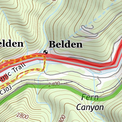 40121SE Page 103 Lake Almanor Topo Preview 3