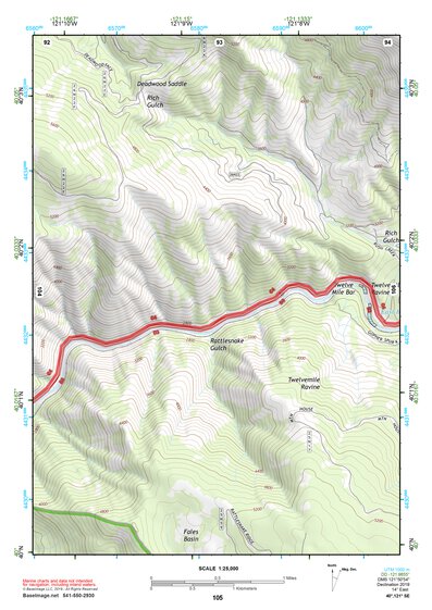 40121SE Page 105 Lake Almanor Topo Preview 1