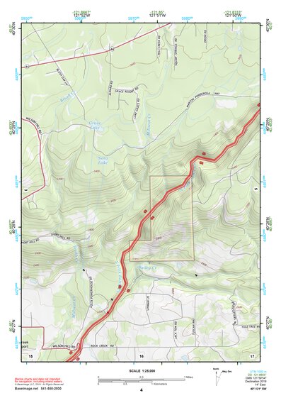40121SW Page 4 Lake Almanor Topo Preview 1