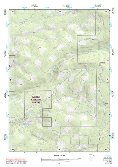 40121SW Page 44 Lake Almanor Topo Preview 1