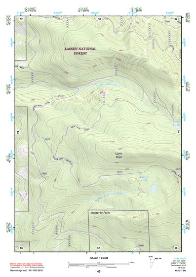 40121SW Page 45 Lake Almanor Topo Preview 1