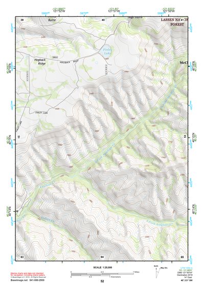 40121SW Page 52 Lake Almanor Topo Preview 1