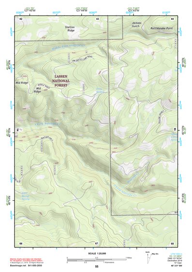 40121SW Page 55 Lake Almanor Topo Preview 1