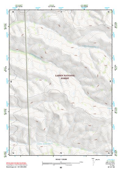 40121SW Page 63 Lake Almanor Topo Preview 1