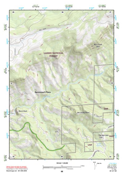 40121SW Page 68 Lake Almanor Topo Preview 1