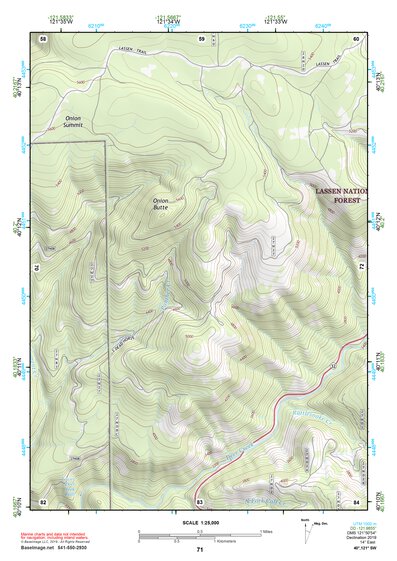 40121SW Page 71 Lake Almanor Topo Preview 1