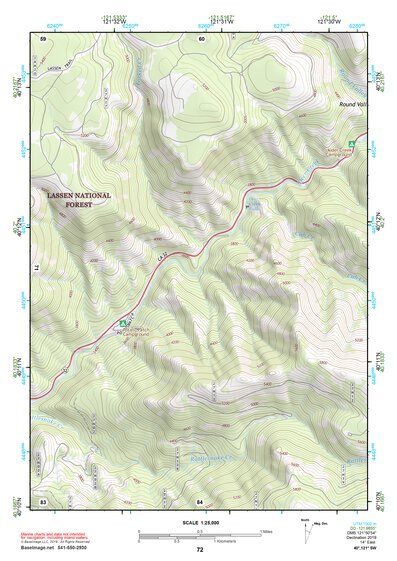40121SW Page 72 Lake Almanor Topo Preview 1